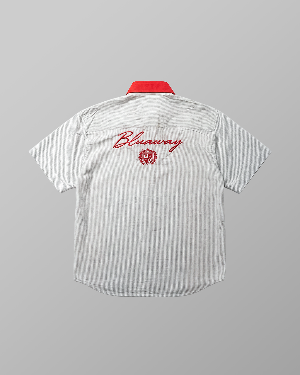 BLU EMBROIDER SHIRT 01 RED