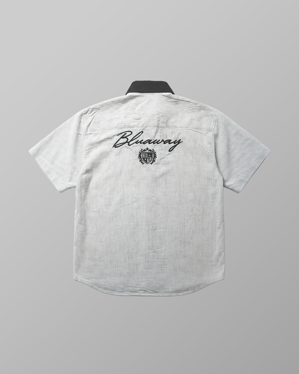 BLU EMBROIDER SHIRT 01 BLACK