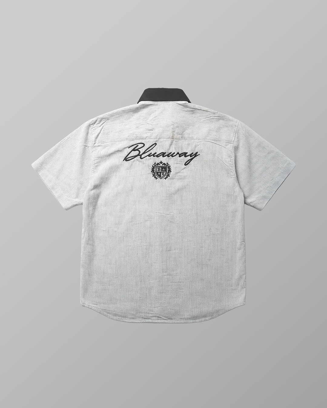 BLU EMBROIDER SHIRT 01 BLACK