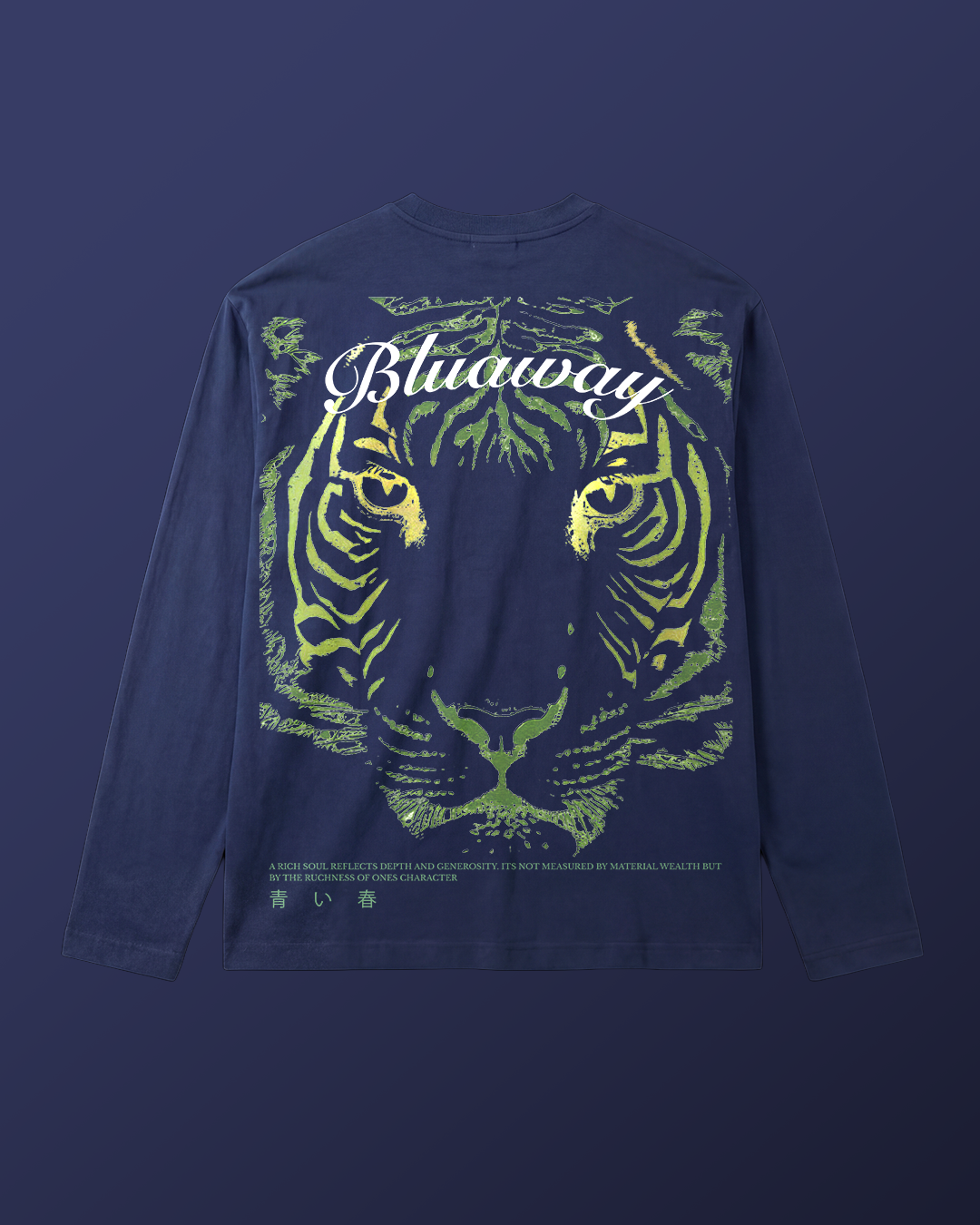 EMERALD FANG NAVY BLUE LS