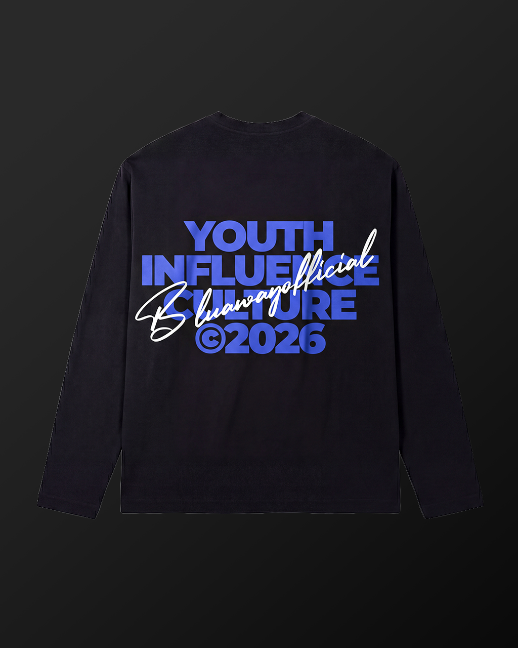 YOUTH INFLUENCE CULTURE LS BLACK