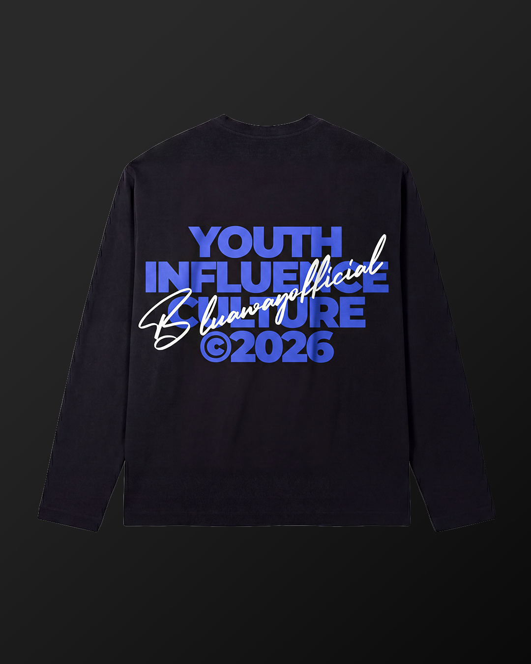 YOUTH INFLUENCE CULTURE LS BLACK