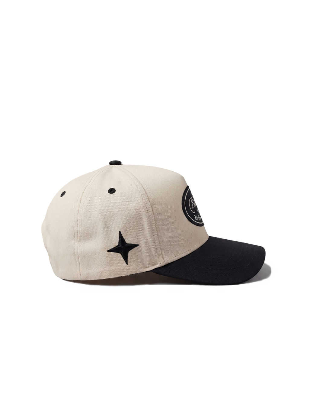 URBAN RETRO STITCH CAP BLACK