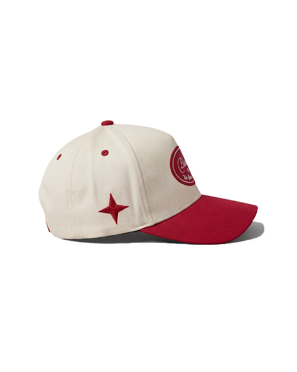 URBAN RETRO STITCH CAP RED