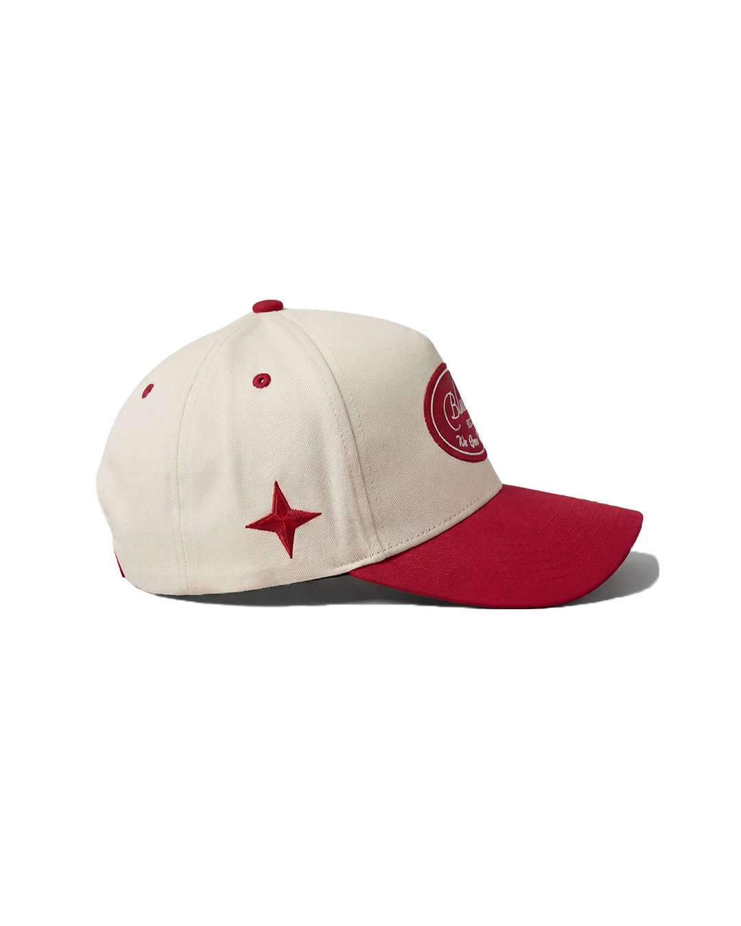 URBAN RETRO STITCH CAP RED