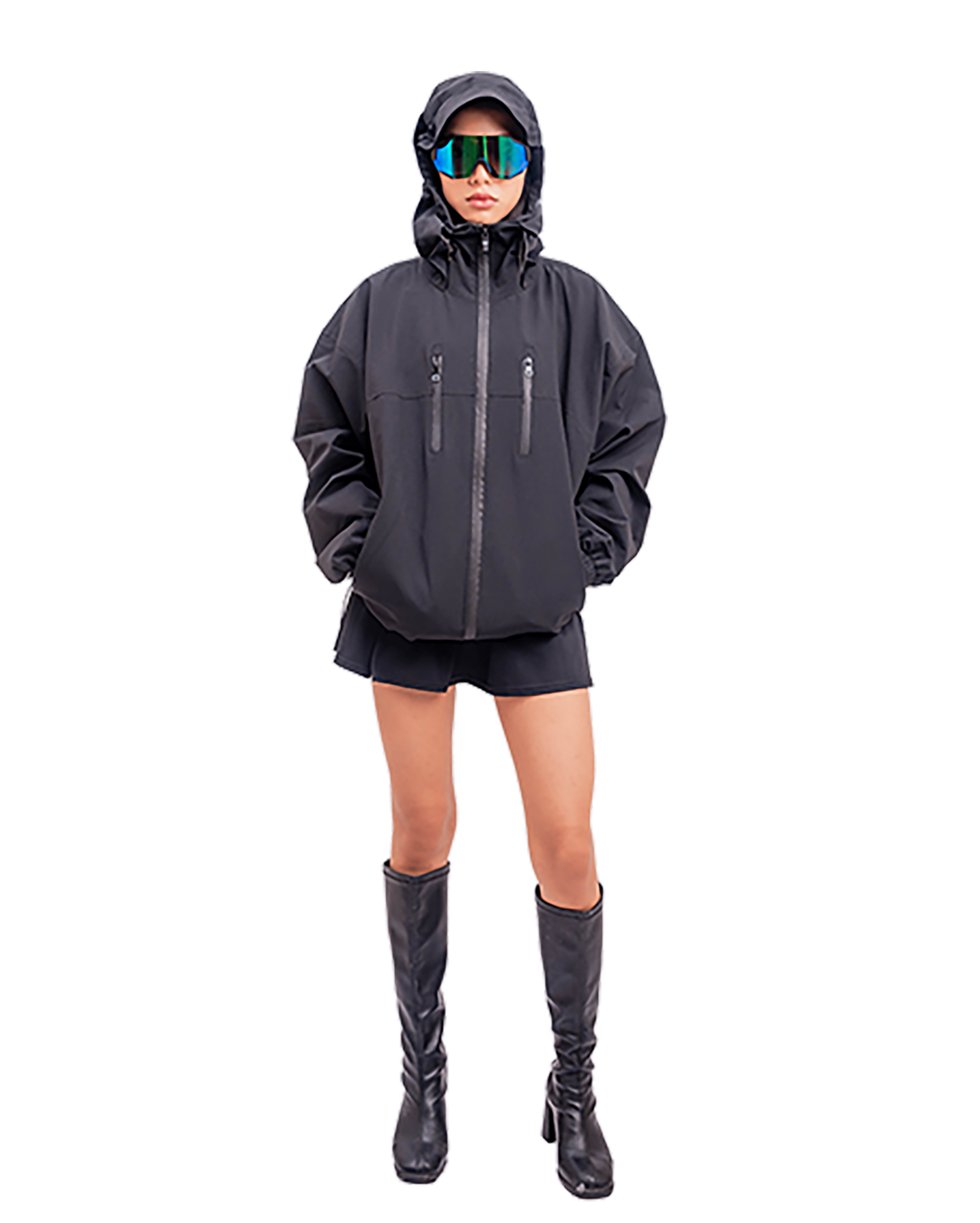 PHANTOM BLACK WINDBREAKER