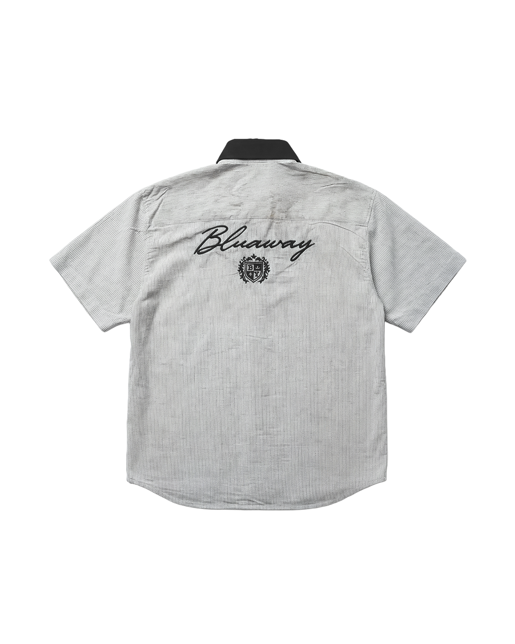 BLU EMBROIDER SHIRT 01 BLACK