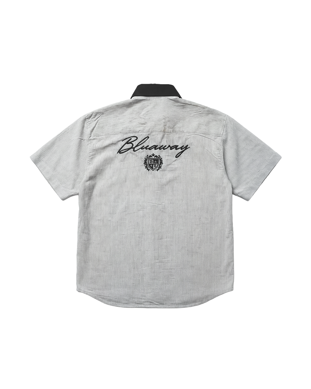 BLU EMBROIDER SHIRT 01 BLACK