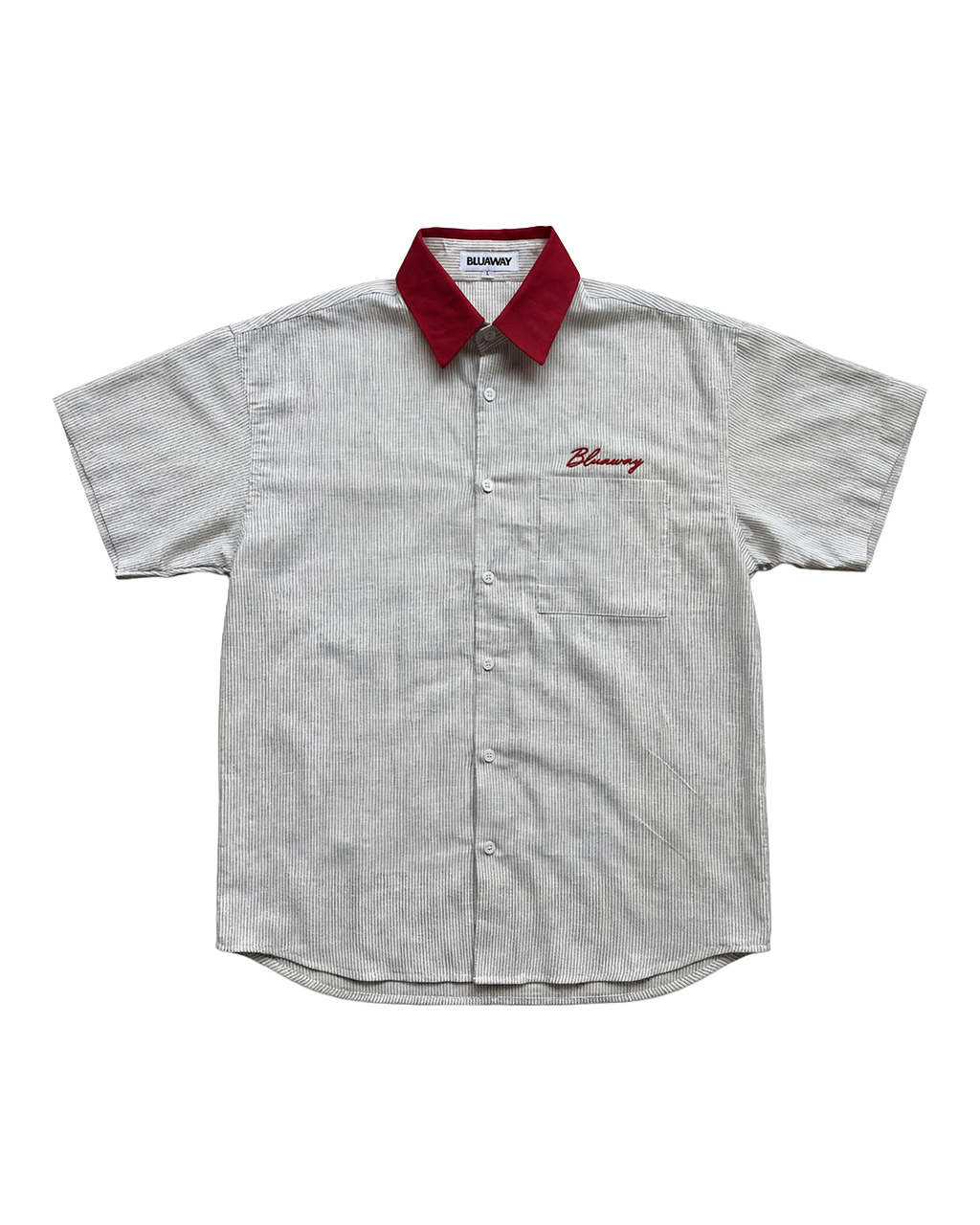 BLU EMBROIDER SHIRT 01 RED
