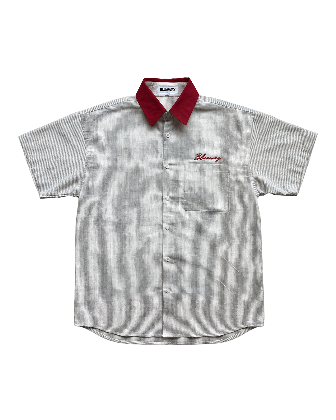 BLU EMBROIDER SHIRT 01 RED