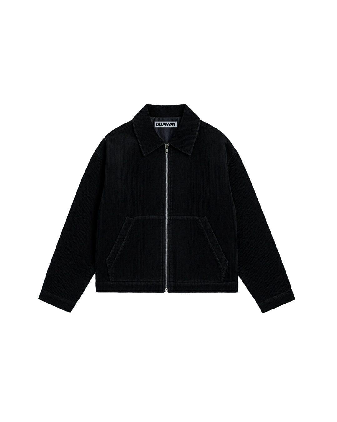 ESSENTIAL COLLARED ZIPUP