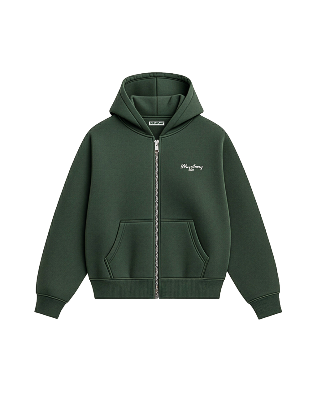 THE W1F GREEN ZIPUP