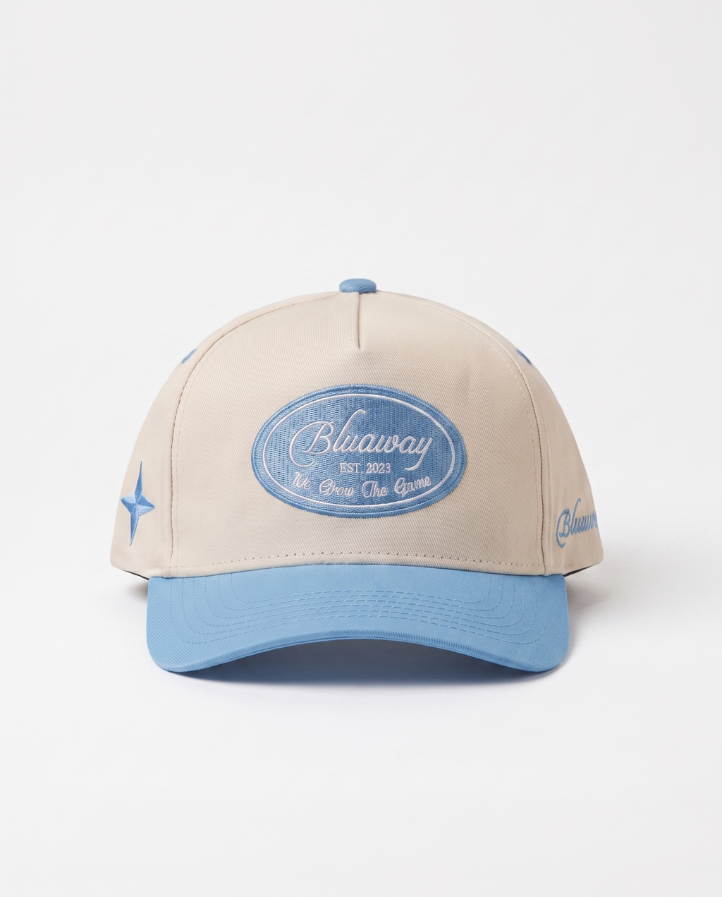 URBAN RETRO STITCH CAP BLUE