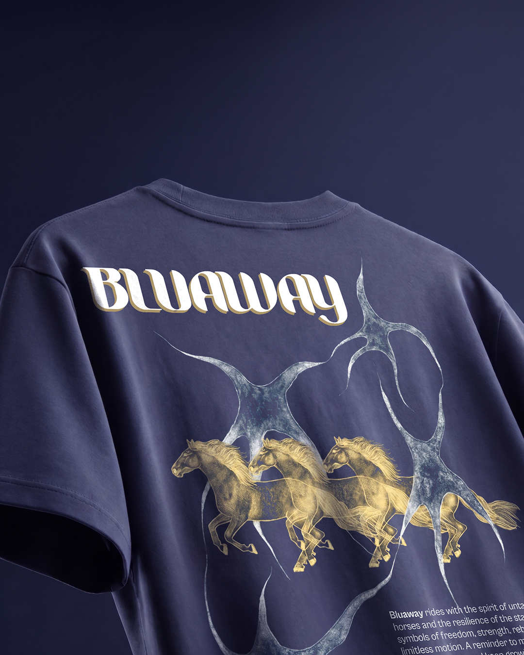 Golden Stampede Half Navy