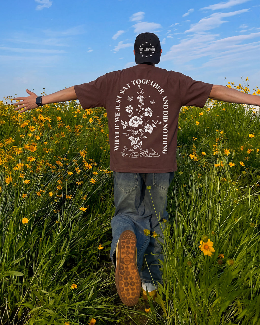 Bloom Core Tee Brown