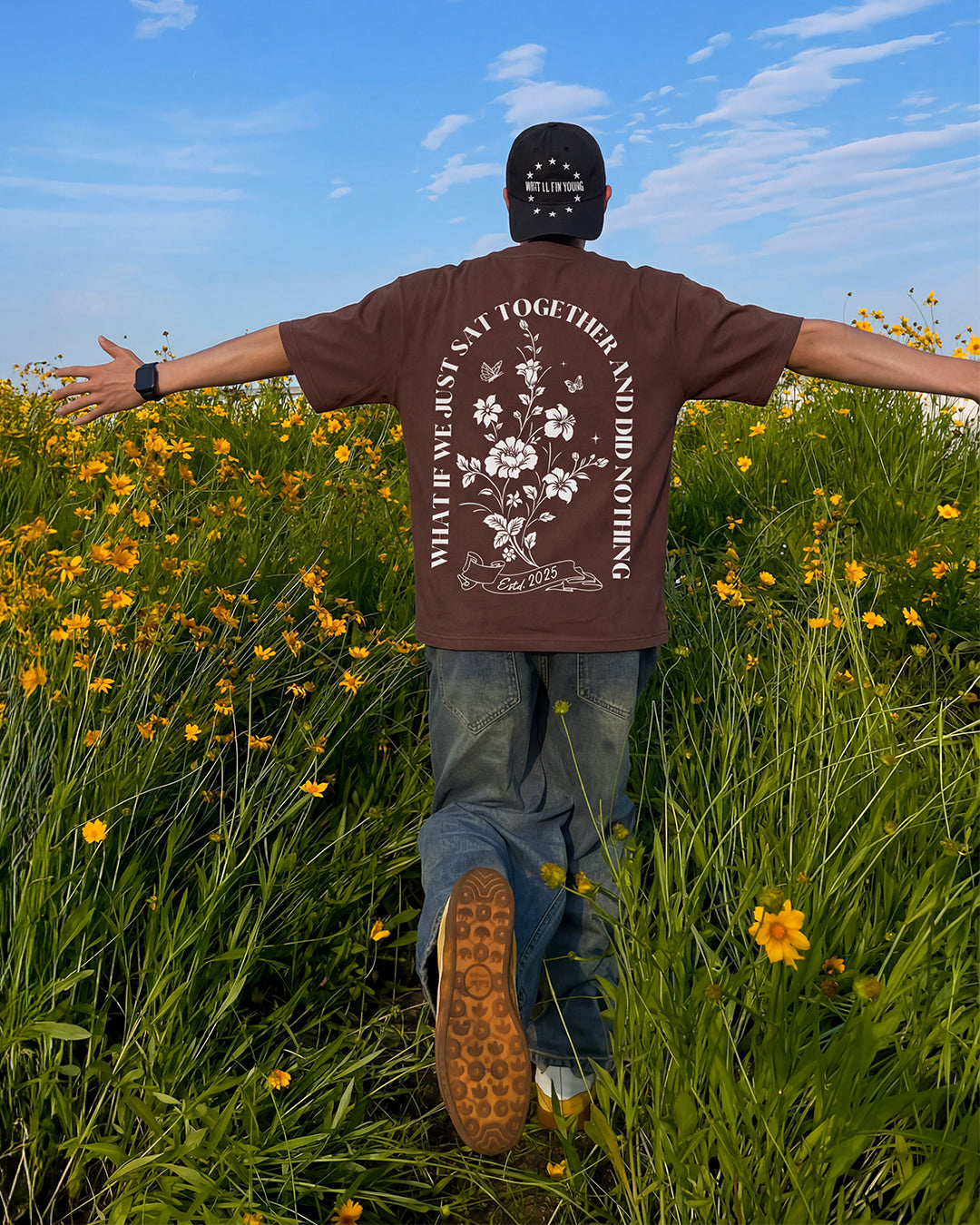 Bloom Core Tee Brown